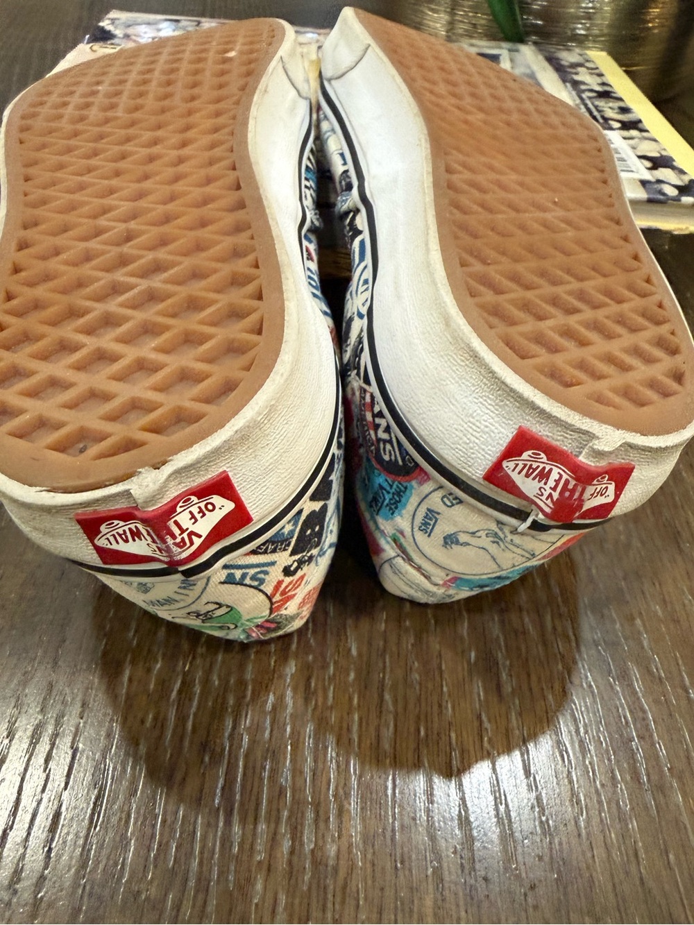 Rare Vans BMX Mash-Up Stickers Slip-On Sneakers - Picture 7 of 12